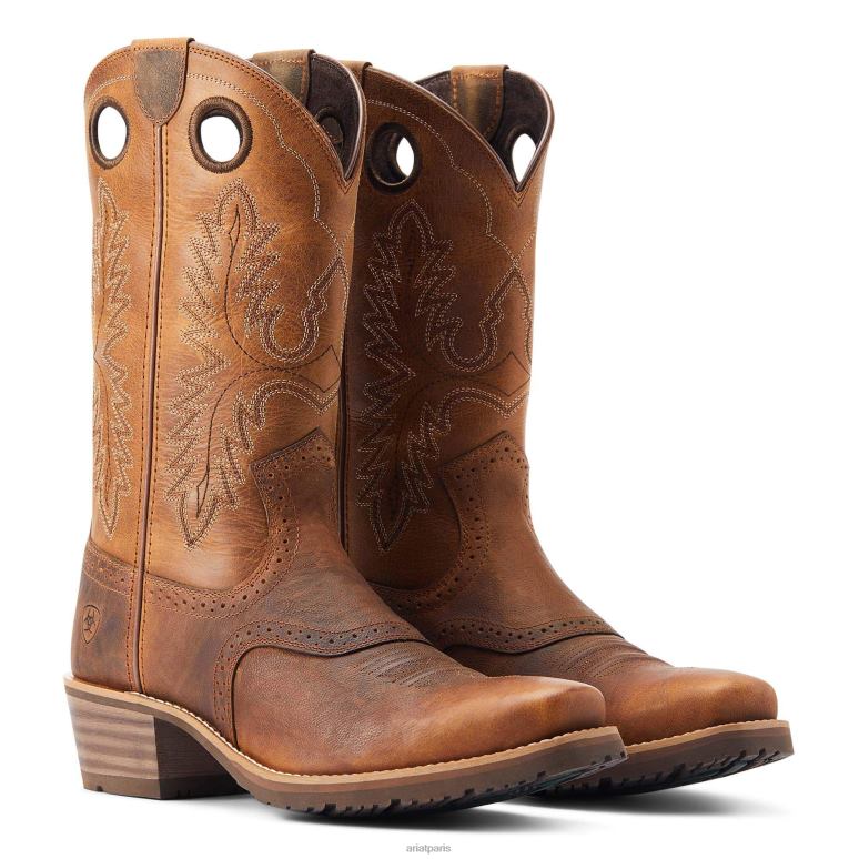RJ66P74 botte western hybride à bout carré Ariat chaussure croquant à l'oseille Hommes