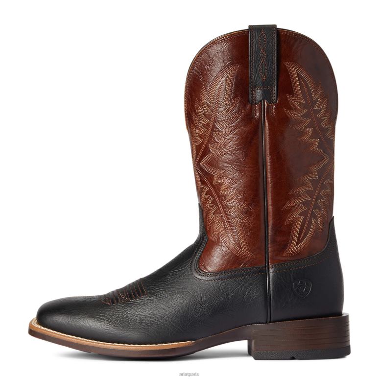 RJ66P79 botte rawly ultra western Ariat chaussure sol sombre Hommes