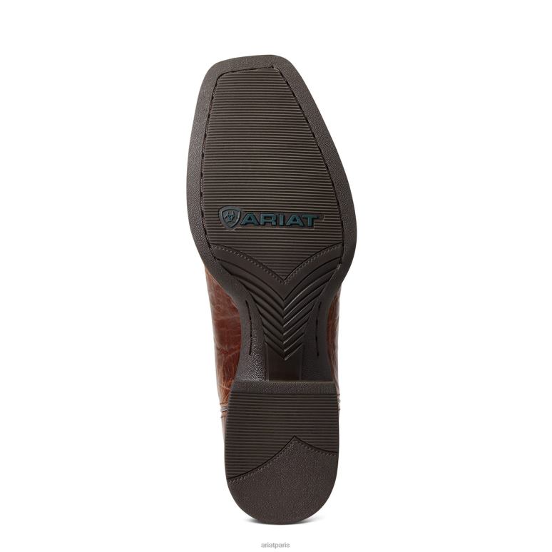 RJ66P80 botte western de berger de sport Ariat chaussure beurre d'arachide Hommes
