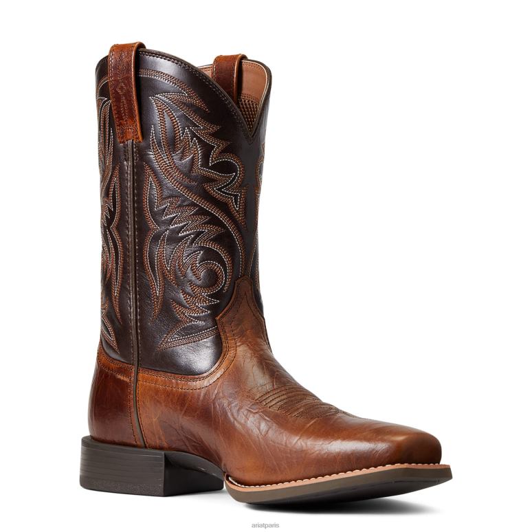 RJ66P80 botte western de berger de sport Ariat chaussure beurre d'arachide Hommes