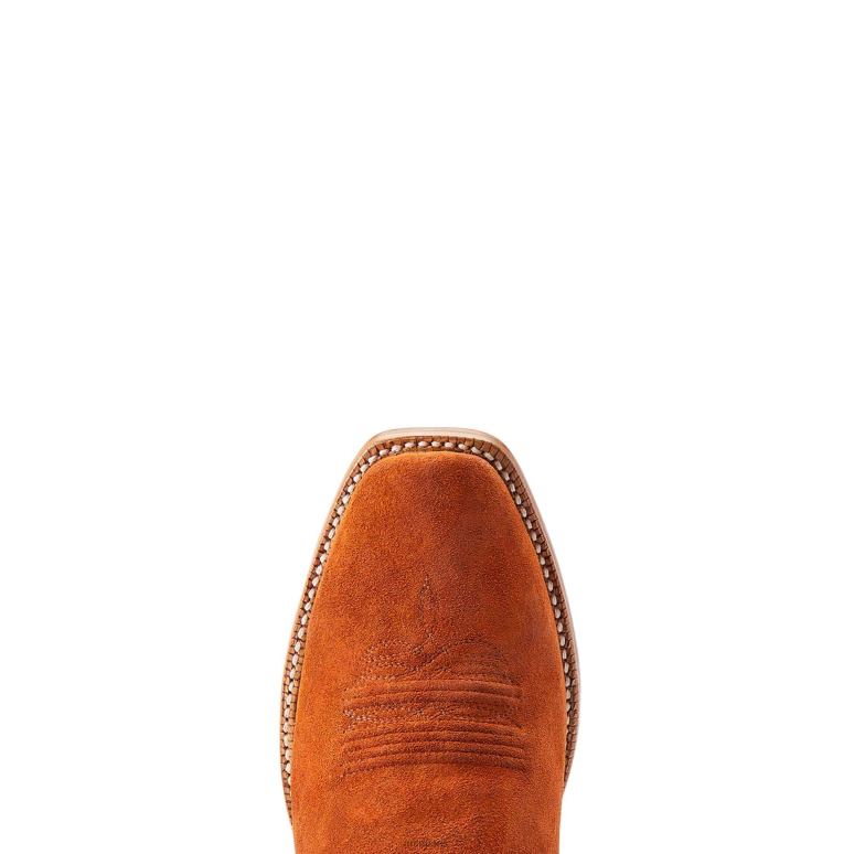 RJ66P82 botte western futurity showman Ariat chaussure ébauche en cuivre foncé Hommes