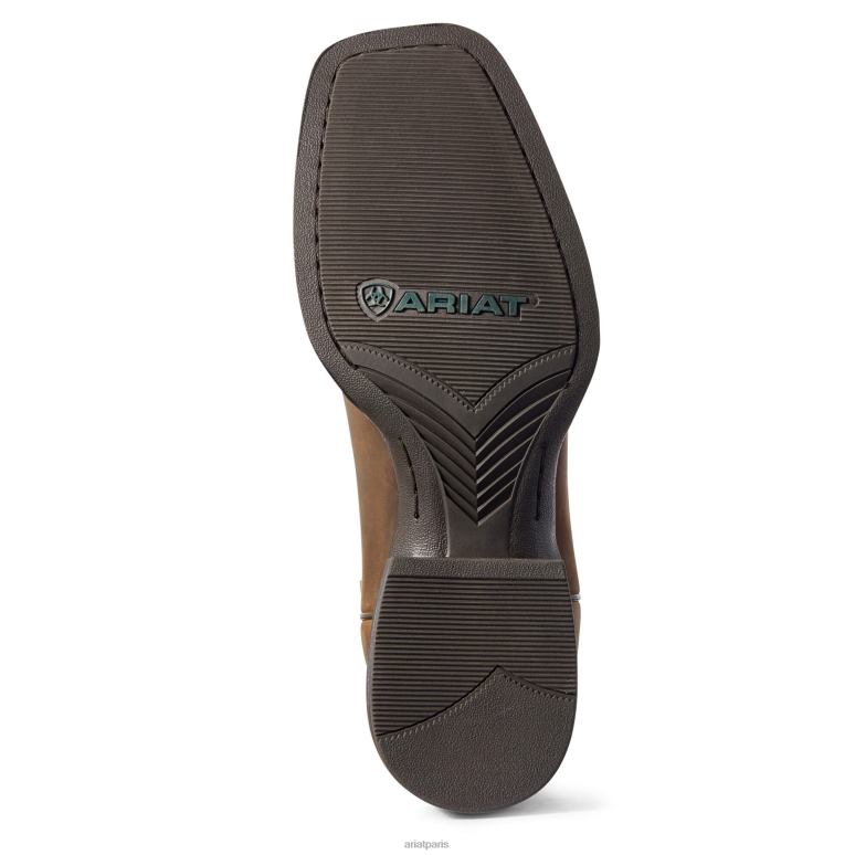 RJ66P83 botte western sport patriot ii Ariat chaussure bronzage en détresse Hommes