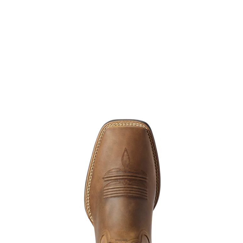 RJ66P83 botte western sport patriot ii Ariat chaussure bronzage en détresse Hommes
