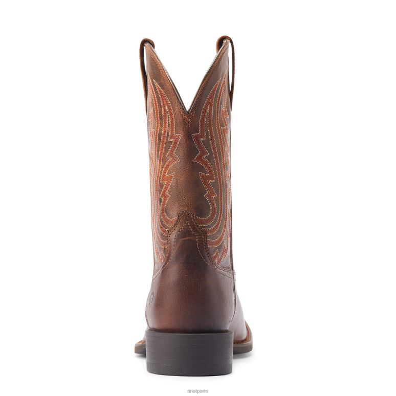 RJ66P87 botte de sport big country western Ariat chaussure chamois aux amandes Hommes
