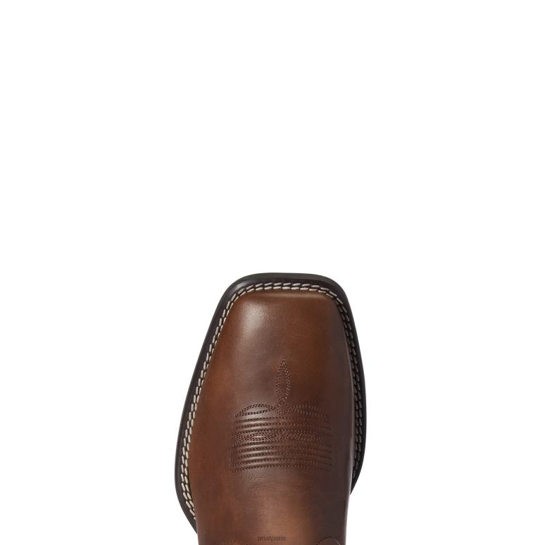 RJ66P88 botte western sport orgullo mexicain Ariat chaussure chocolat Hommes
