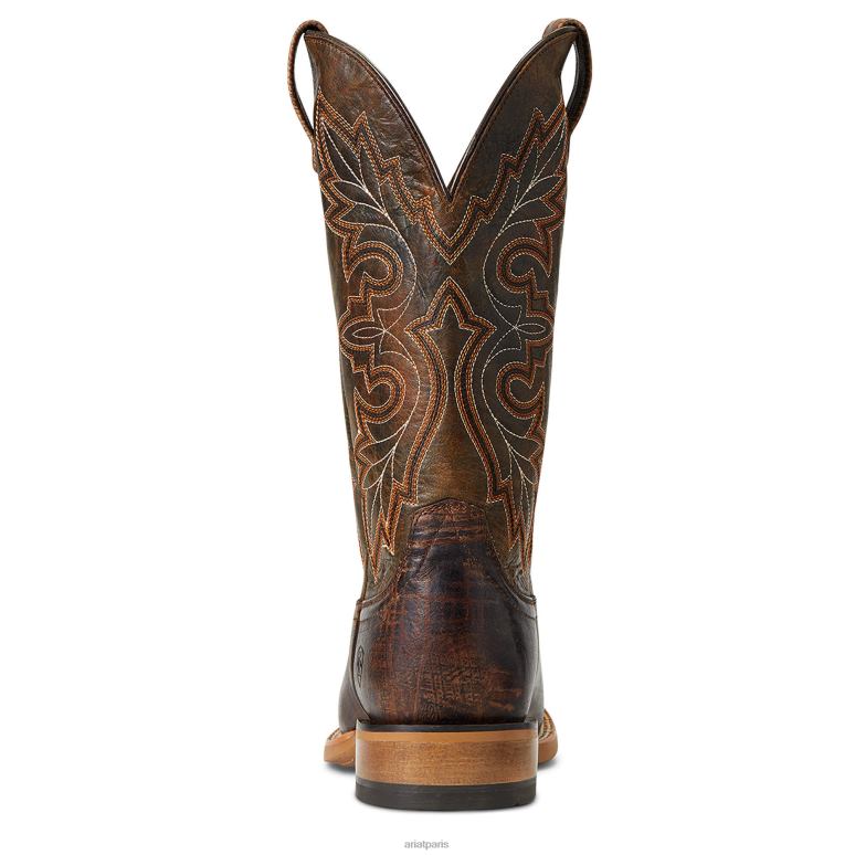 RJ66P93 botte western remarquable Ariat chaussure blé saupoudré Hommes