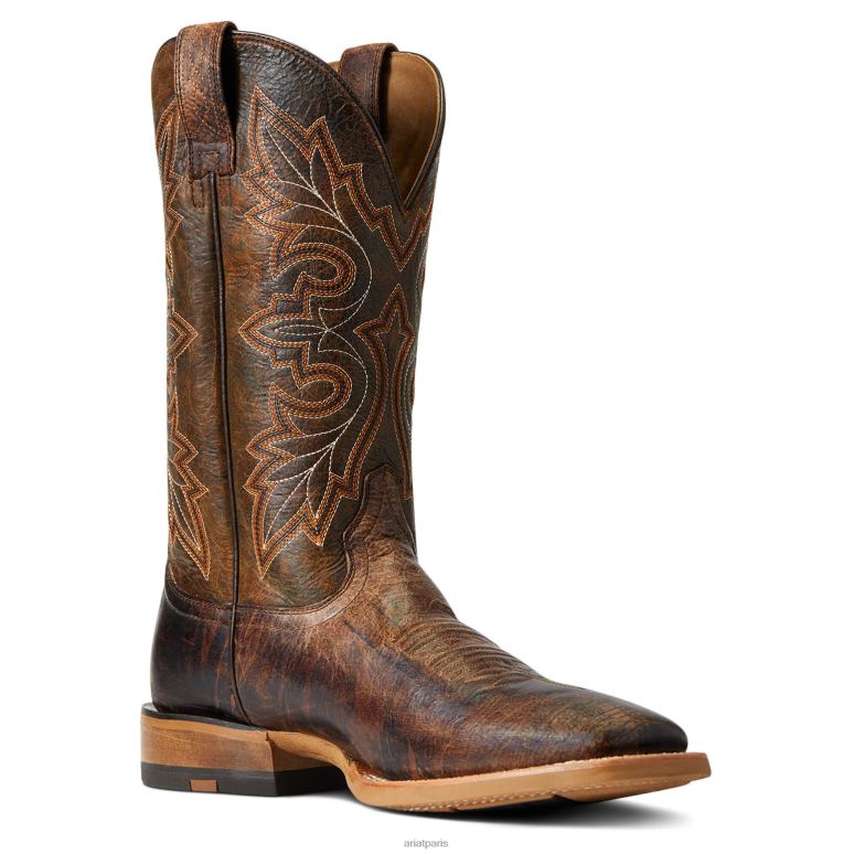 RJ66P93 botte western remarquable Ariat chaussure blé saupoudré Hommes