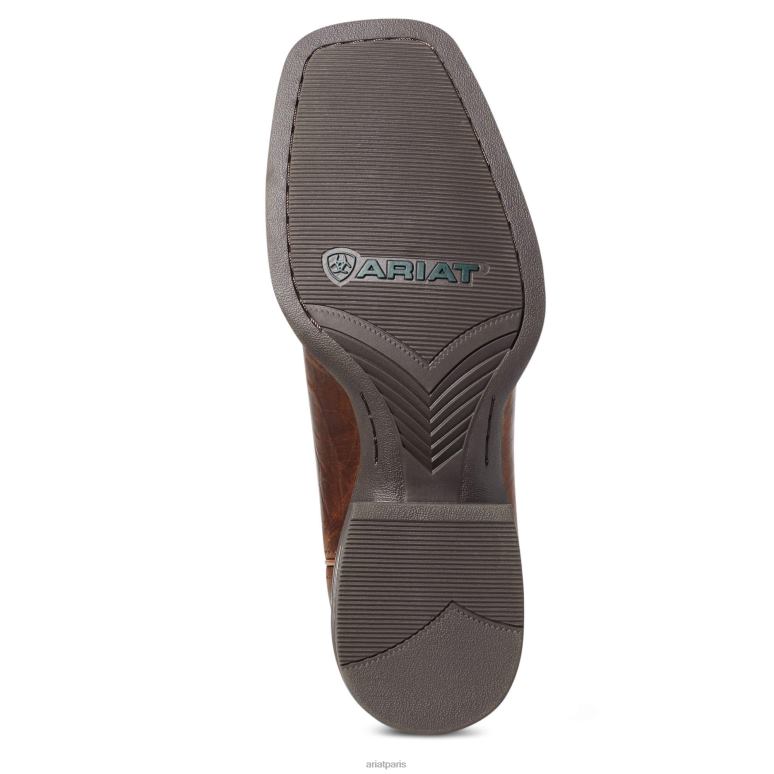 RJ66P96 botte western sport cool venttek Ariat chaussure dessus de bar marron Hommes