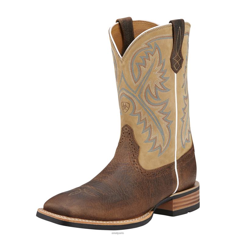 RJ66P98 botte western à dégaine rapide Ariat chaussure écorce roulée Hommes