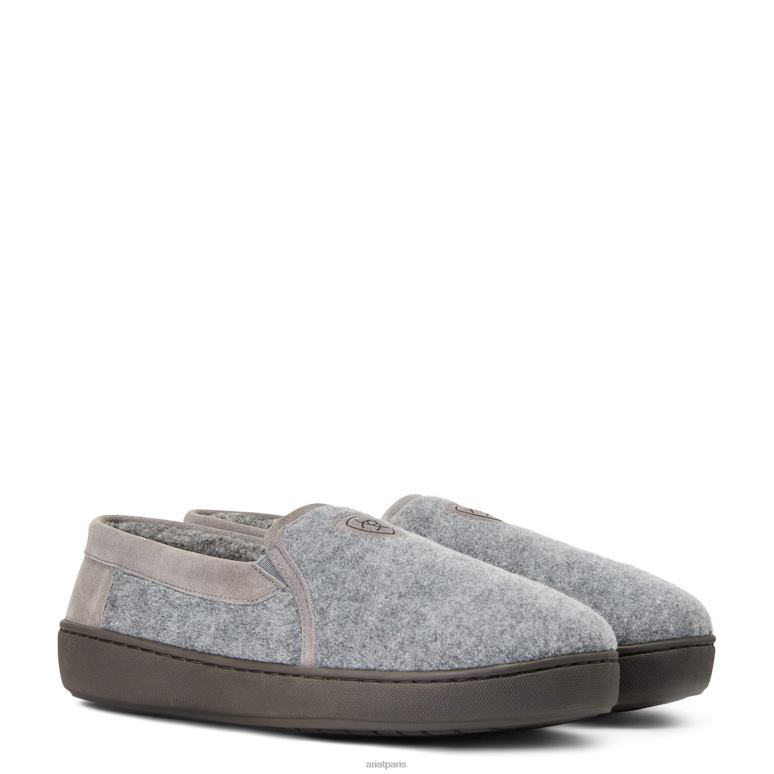 RJ66P472 pantoufle lincoln Ariat chaussure gris Hommes