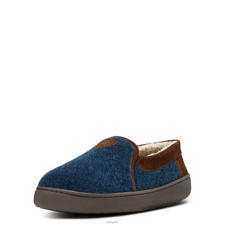 RJ66P475 pantoufle lincoln Ariat chaussure marine Hommes