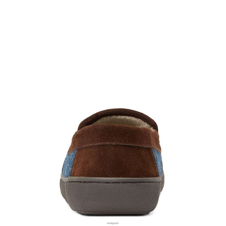 RJ66P475 pantoufle lincoln Ariat chaussure marine Hommes