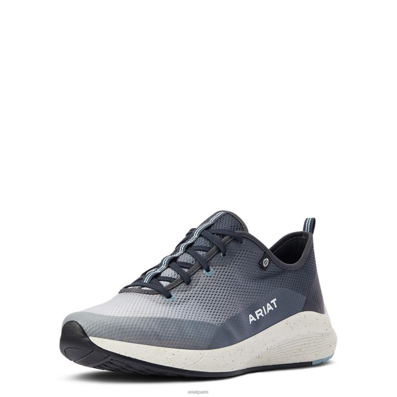 RJ66P366 coureur de quart Ariat chaussure gris fumé Hommes