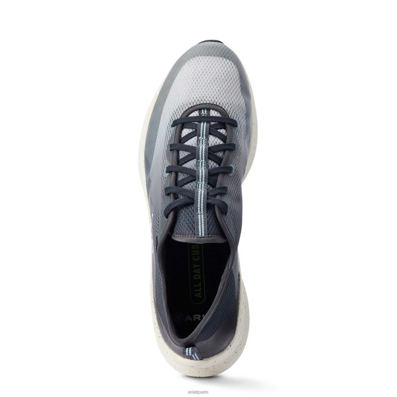 RJ66P366 coureur de quart Ariat chaussure gris fumé Hommes