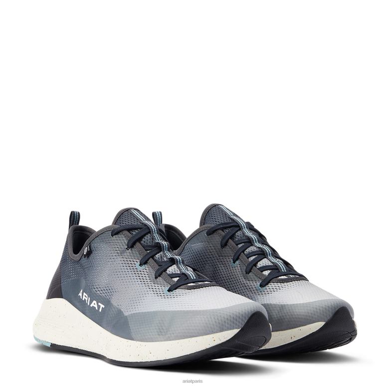 RJ66P366 coureur de quart Ariat chaussure gris fumé Hommes