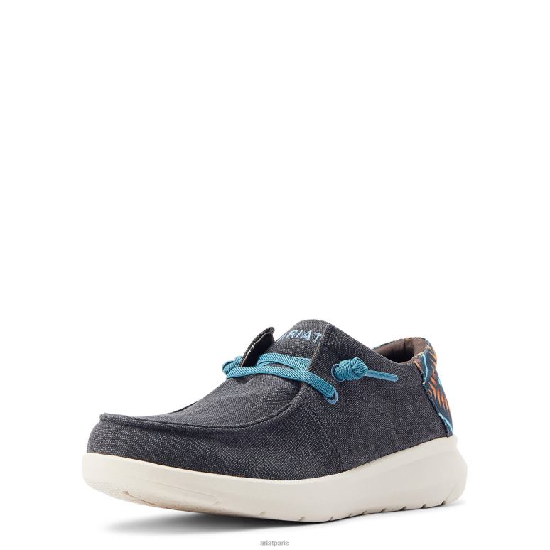 RJ66P418 Hilo 1 Ariat chaussure bleu anthracite/bleu sud-ouest Hommes