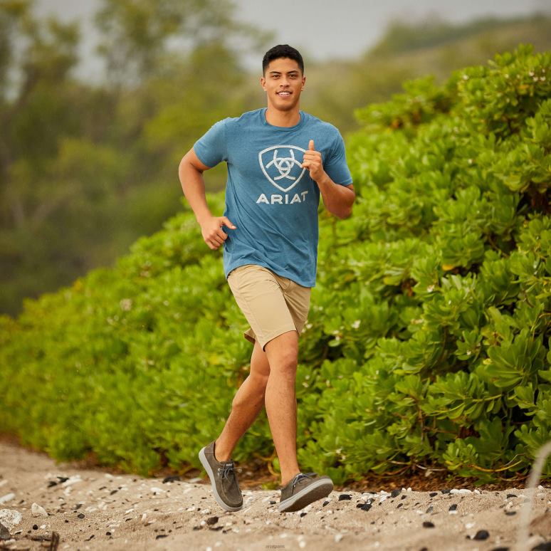 RJ66P422 Hilo 1 Ariat chaussure toile de frêne profond Hommes