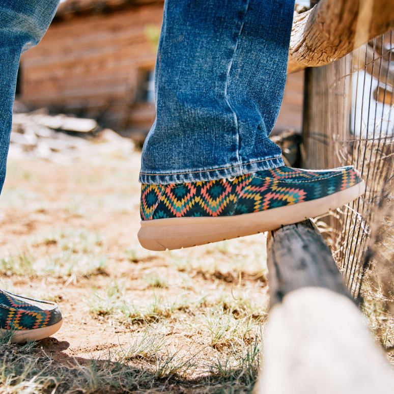 RJ66P425 Hilo 1 Ariat chaussure bleu sud-ouest Hommes