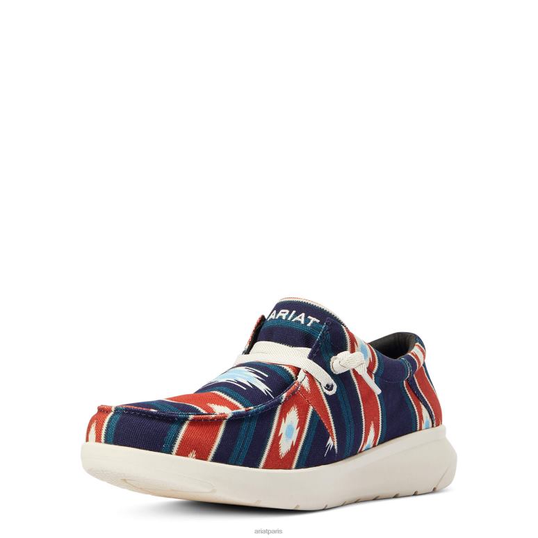RJ66P433 Hilo Chimayo Ariat chaussure cristo marine Hommes