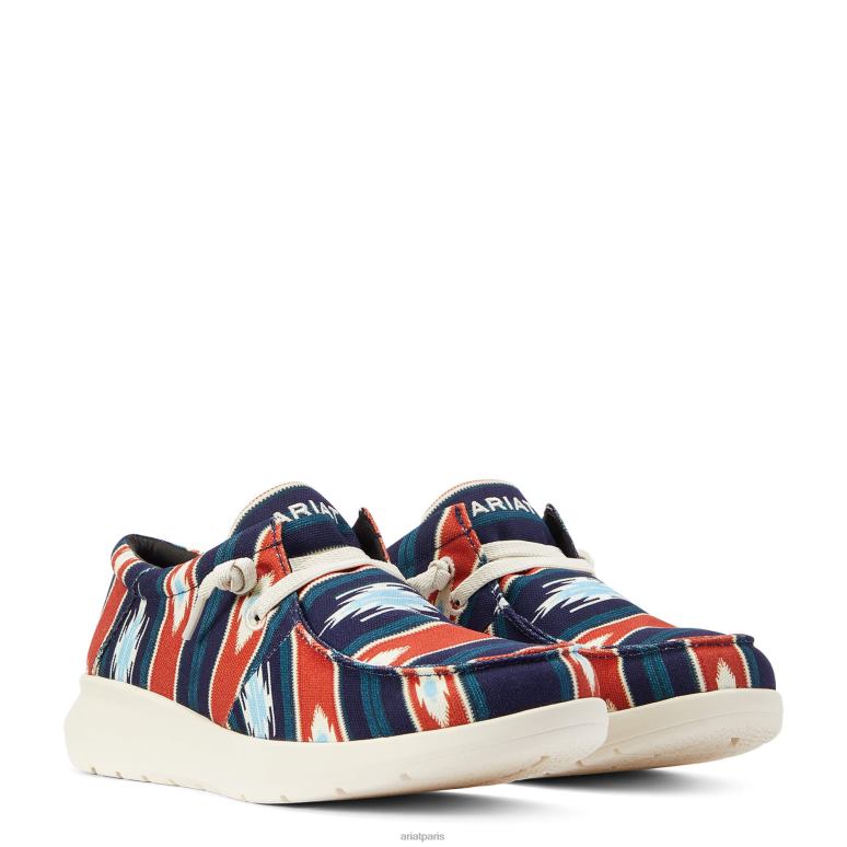 RJ66P433 Hilo Chimayo Ariat chaussure cristo marine Hommes