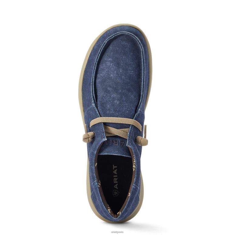 RJ66P434 Hilo 1 Ariat chaussure bleu chiné Hommes