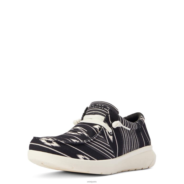 RJ66P446 Hilo Chimayo Ariat chaussure Christophe Noir Hommes