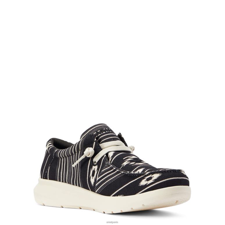 RJ66P446 Hilo Chimayo Ariat chaussure Christophe Noir Hommes