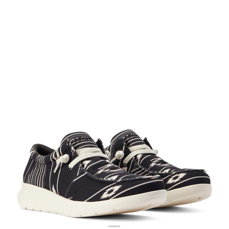 RJ66P446 Hilo Chimayo Ariat chaussure Christophe Noir Hommes