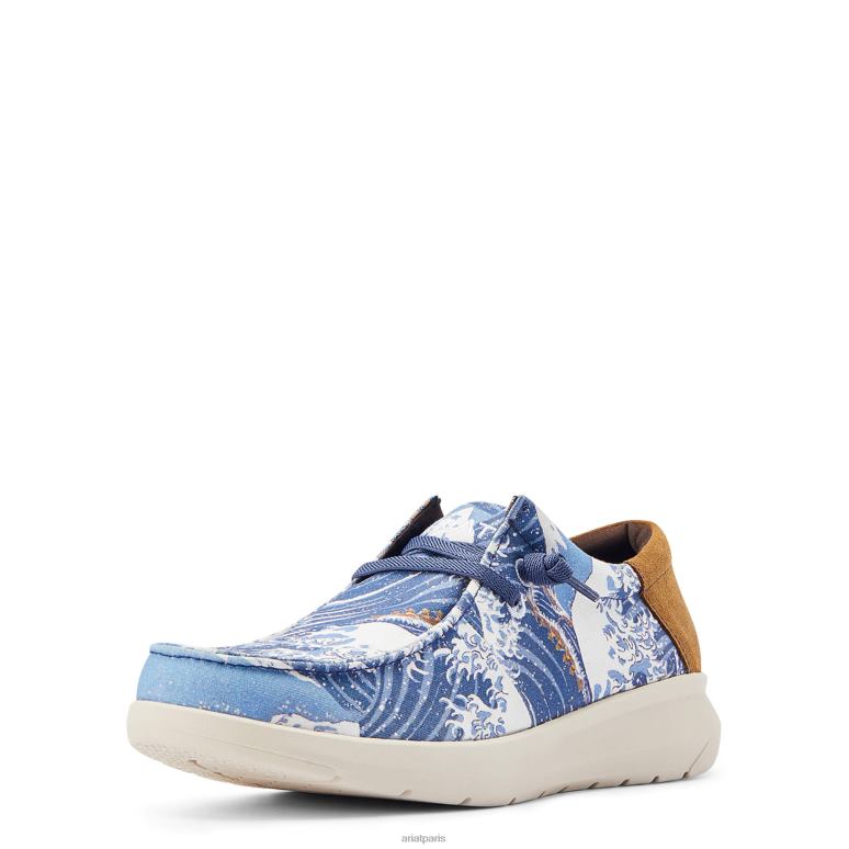 RJ66P456 hilo occidental aloha Ariat chaussure impression alenuihaha Hommes