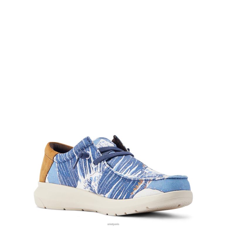 RJ66P456 hilo occidental aloha Ariat chaussure impression alenuihaha Hommes