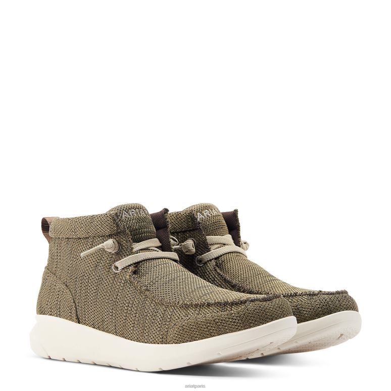 RJ66P457 hilo milieu Ariat chaussure olive chinée Hommes