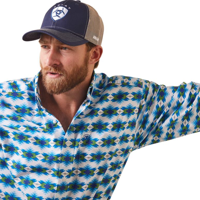 RJ66P1003 chemise levi coupe classique Ariat hauts blanc Hommes