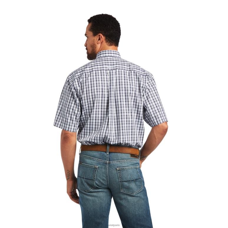 RJ66P1014 chemise coupe classique yash sans plis Ariat hauts blanc Hommes