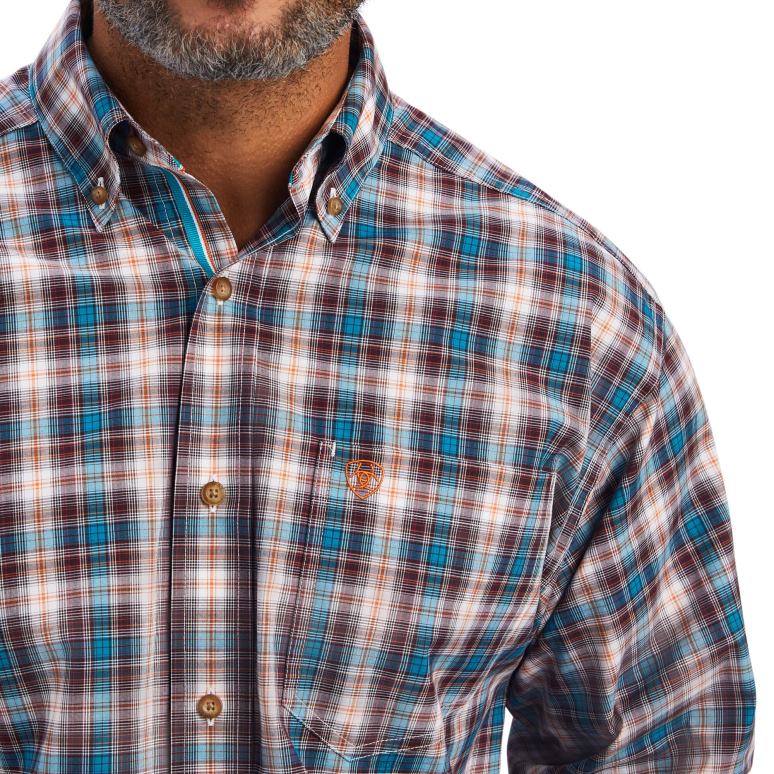 RJ66P1031 chemise coupe classique extensible francois pro series Ariat hauts blanc Hommes