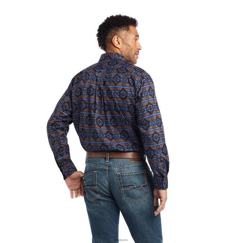 RJ66P1050 chemise coupe classique giannis Ariat hauts carafe Hommes