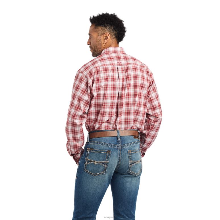 RJ66P1072 chemise coupe classique extensible keegan pro series Ariat hauts samba Hommes