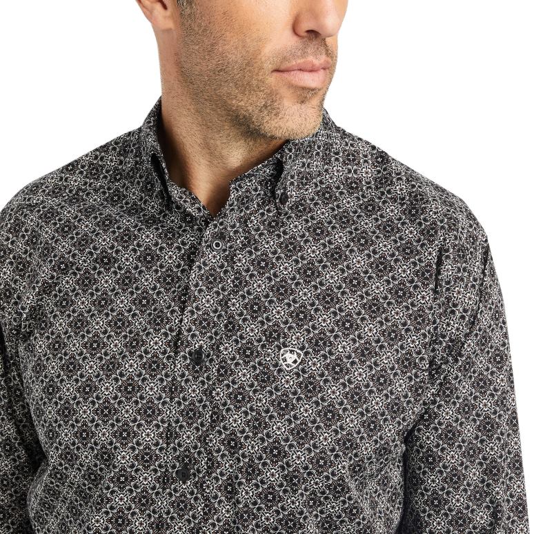 RJ66P1075 chemise coupe classique extensible Wyatt Ariat hauts bruant des neiges Hommes