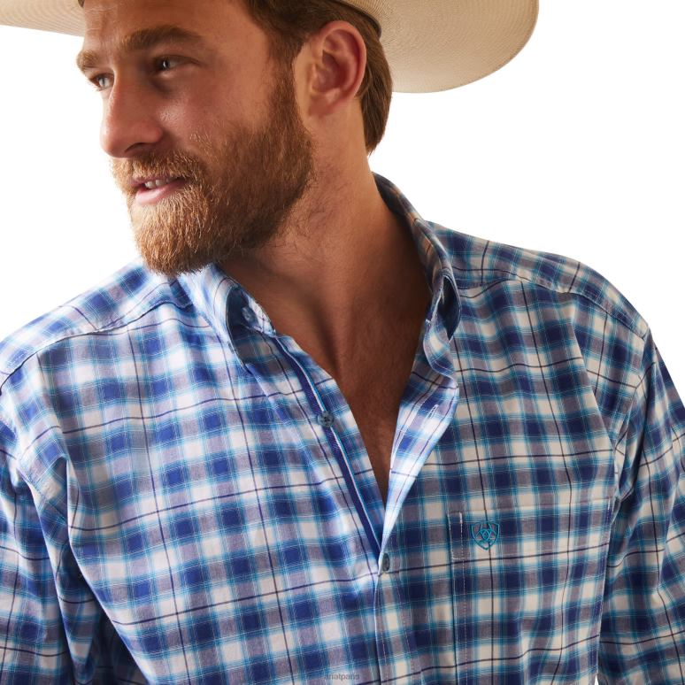 RJ66P1112 chemise ajustée lex pro series Ariat hauts blanc Hommes