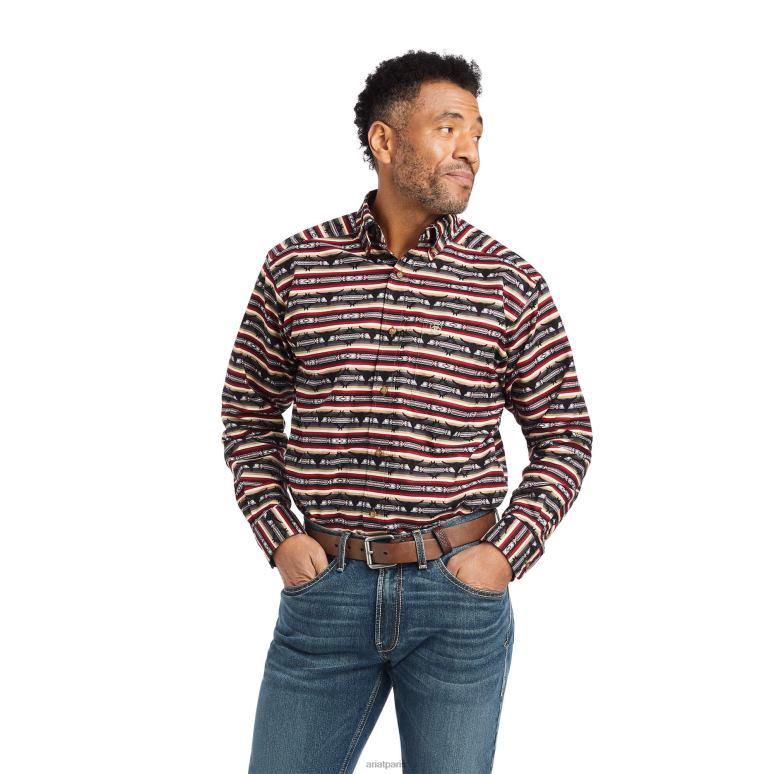 RJ66P1195 chemise coupe classique winford Ariat hauts monument Hommes