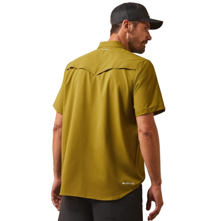 RJ66P1253 chemise ajustée western venttek Ariat hauts avocat Hommes