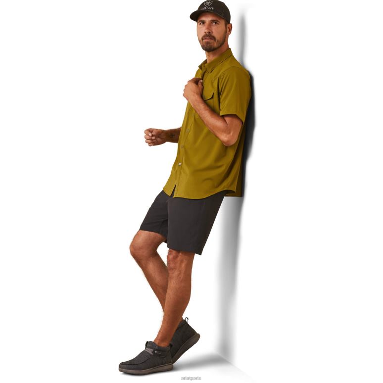 RJ66P1253 chemise ajustée western venttek Ariat hauts avocat Hommes