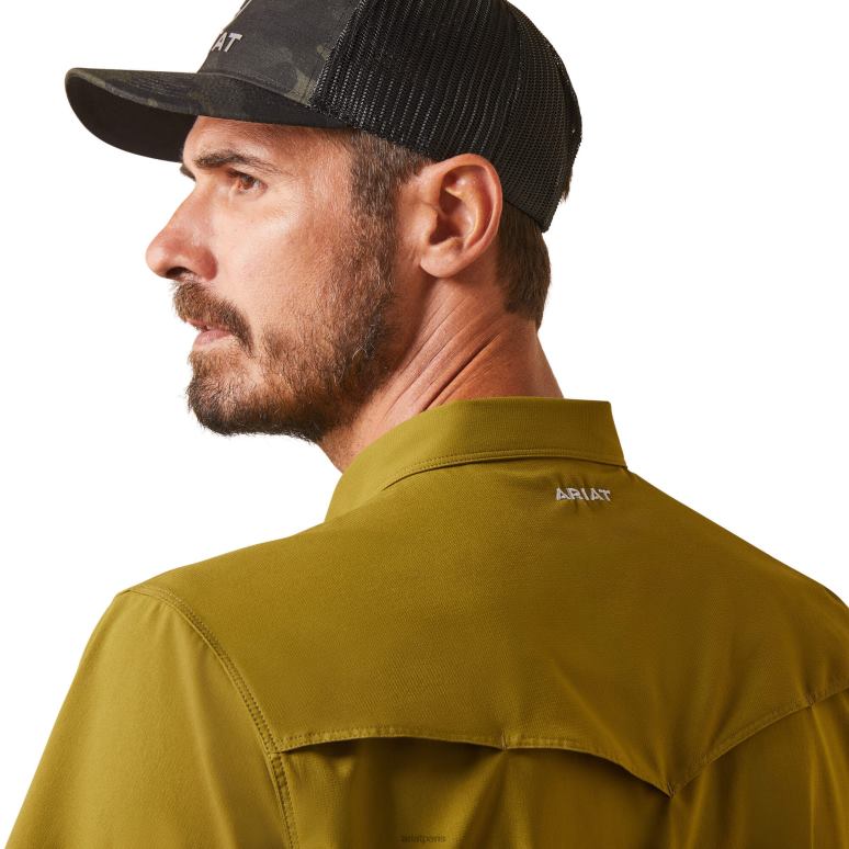 RJ66P1253 chemise ajustée western venttek Ariat hauts avocat Hommes