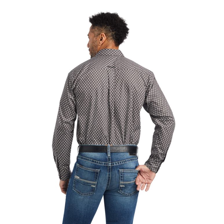 RJ66P1269 chemise coupe classique winston Ariat hauts tour Eiffel Hommes