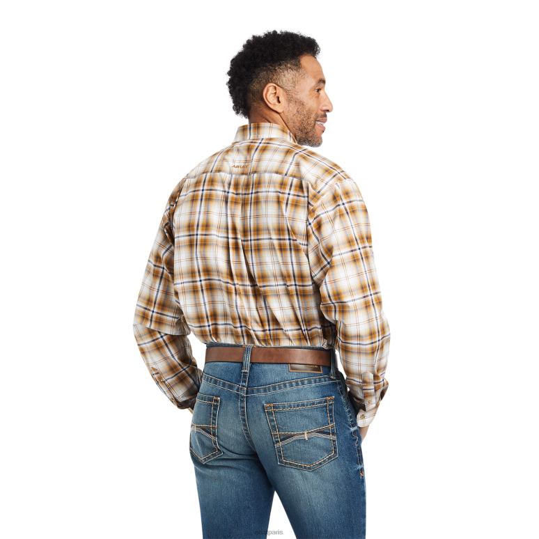 RJ66P1280 chemise coupe classique extensible pro series geri Ariat hauts blanc Hommes