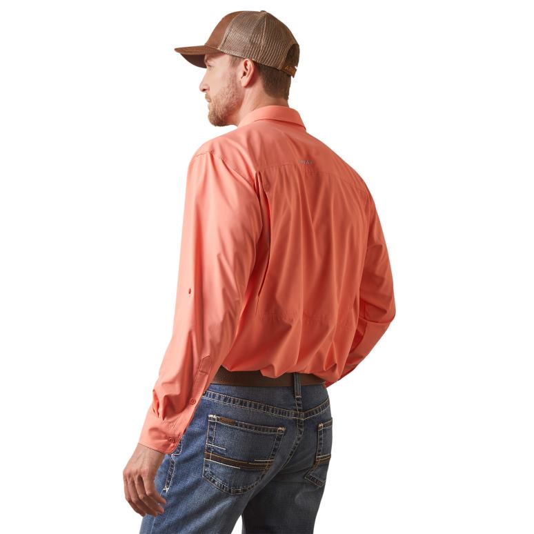 RJ66P1284 venttek outbound chemise coupe classique Ariat hauts écho pêche Hommes
