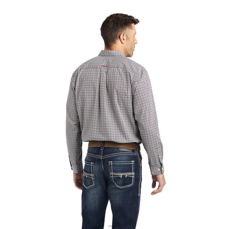 RJ66P1292 coupe classique Wooster Ariat hauts noir Hommes