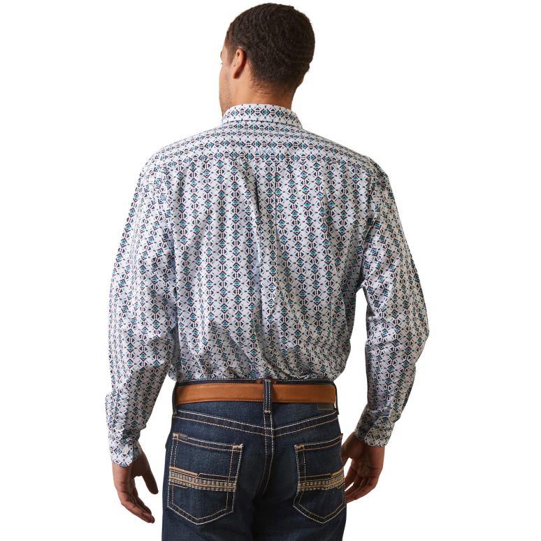 RJ66P1298 chemise coupe classique nolan Ariat hauts blanc Hommes