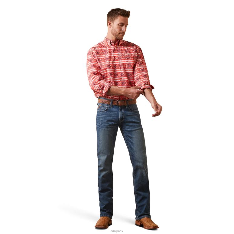 RJ66P1300 chemise coupe classique davon Ariat hauts Cayenne Hommes