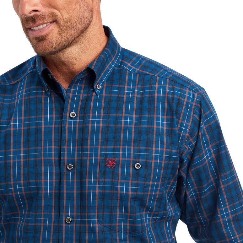 RJ66P1306 chemise coupe classique stretch inébranlable Ariat hauts poseiden Hommes