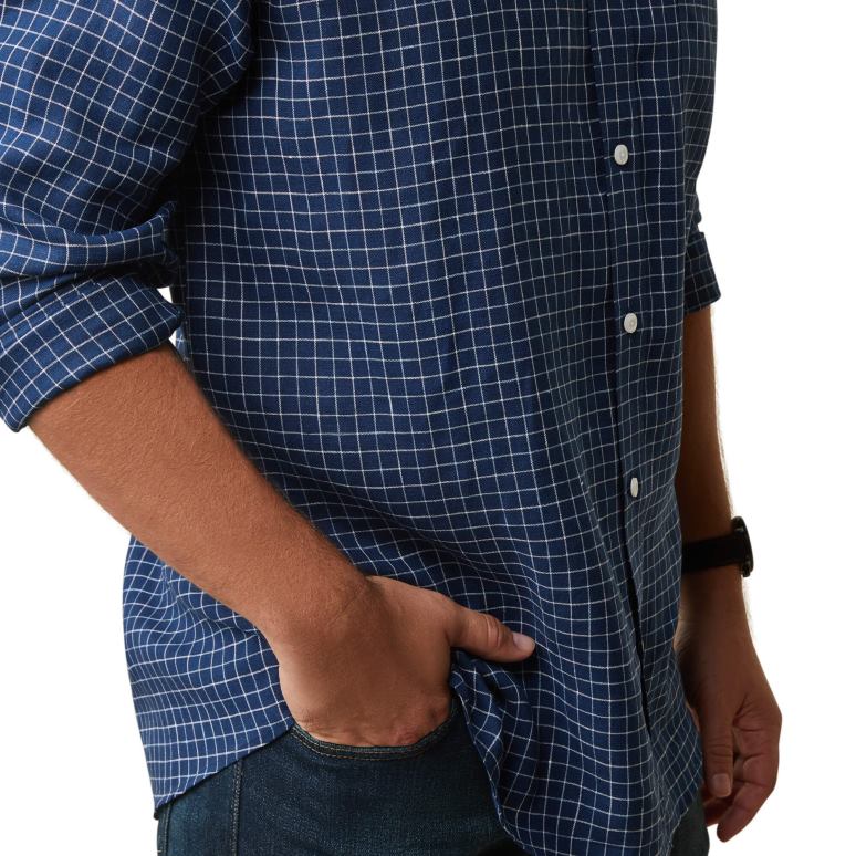 RJ66P1346 chemise sonoma Ariat hauts lambeaux de la marine Hommes